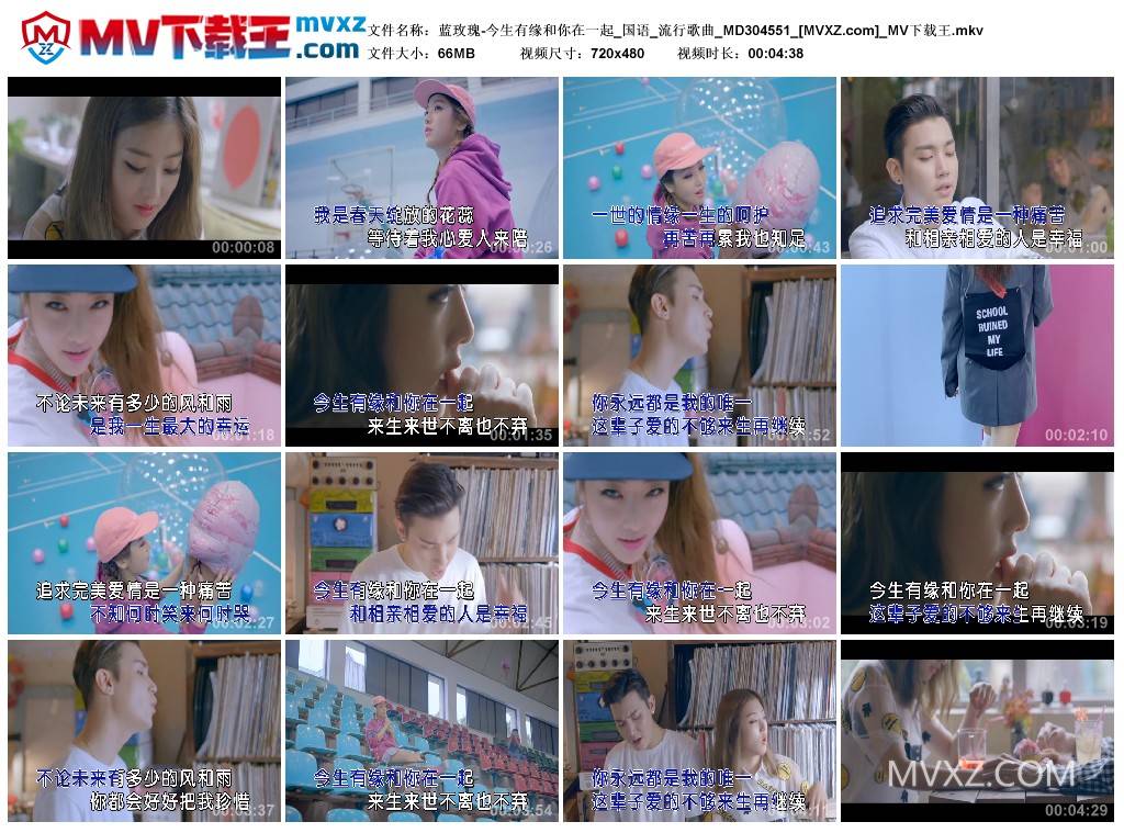 蓝玫瑰-今生有缘和你在一起_国语_流行歌曲_MD304551